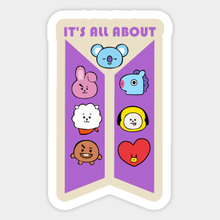 It's all about BTS Sticker